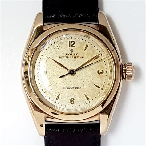 vintage Rolex Oyster Perpetual bubbleback